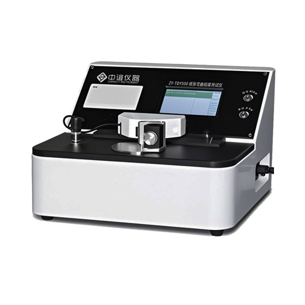 Paper and cardboard bending stiffness tester