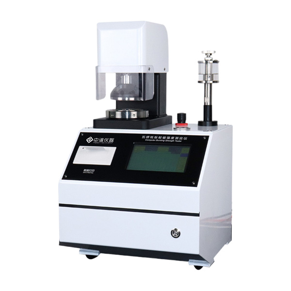 Cardboard bursting strength tester